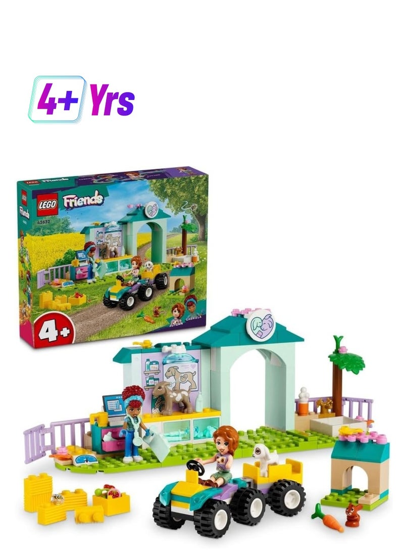 LEGO LEGO Friends Farm Animal Vet Clinic 42632 Building Blocks Toy Set (161 Pieces)  - Image 1