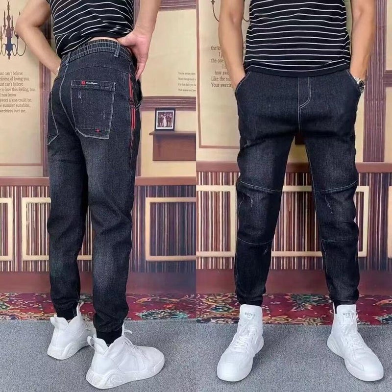 Unisex Classic Denim Jeans Loose Fit Daily Outdoor Wear - Image 2