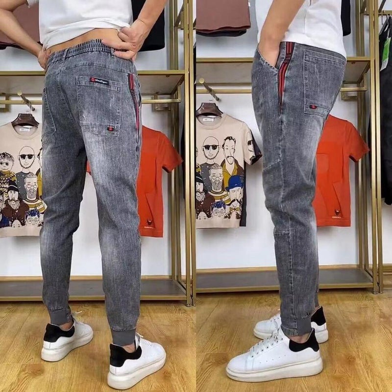 Unisex Classic Denim Jeans Loose Fit Daily Outdoor Wear - Image 3