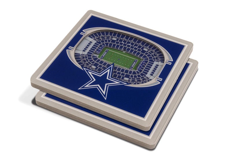 YouTheFan NFL Dallas Cowboys 3D StadiumView Coasters  ATT Stadium