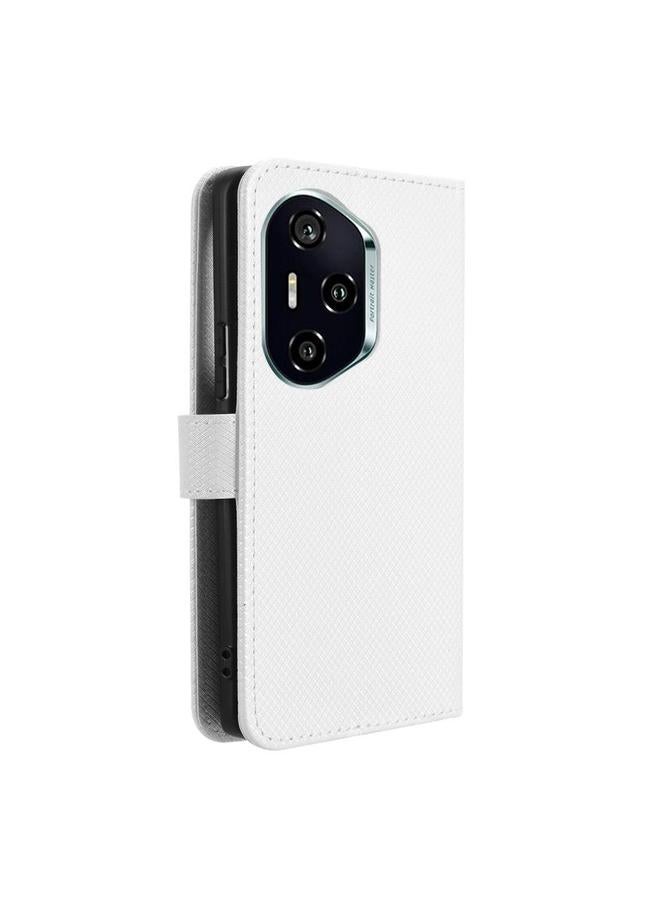 Green Tiger Case For Honor 300 Pro 5G / 300 Ultra 5G Diamond Texture Leather Phone Case - Image 3