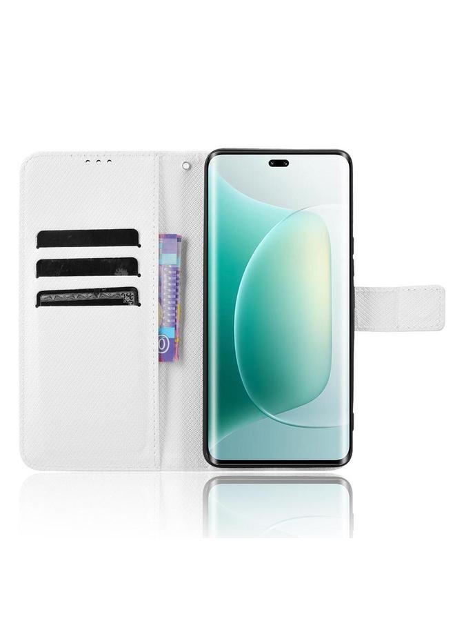 Green Tiger Case For Honor 300 Pro 5G / 300 Ultra 5G Diamond Texture Leather Phone Case - Image 4