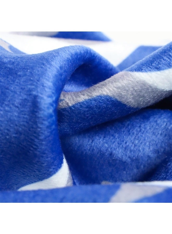 Fitwarm Shark Dog Pajamas, Dog Clothes for Small Dogs Girl Boy, Pet Onesie with Feet, Cat Outfit, Lightweight Velvet, Royal Blue, Large - Image 3