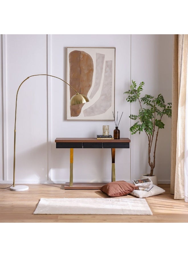 DANUBE HOME Plain Plush Solid Soft Fur Rug  | Washable Solids Style | Polyester Area Rug Floor Covering | Indoor Carpet For Living Room Dining Bedroom 80X150cm-Pearl White - Image 5