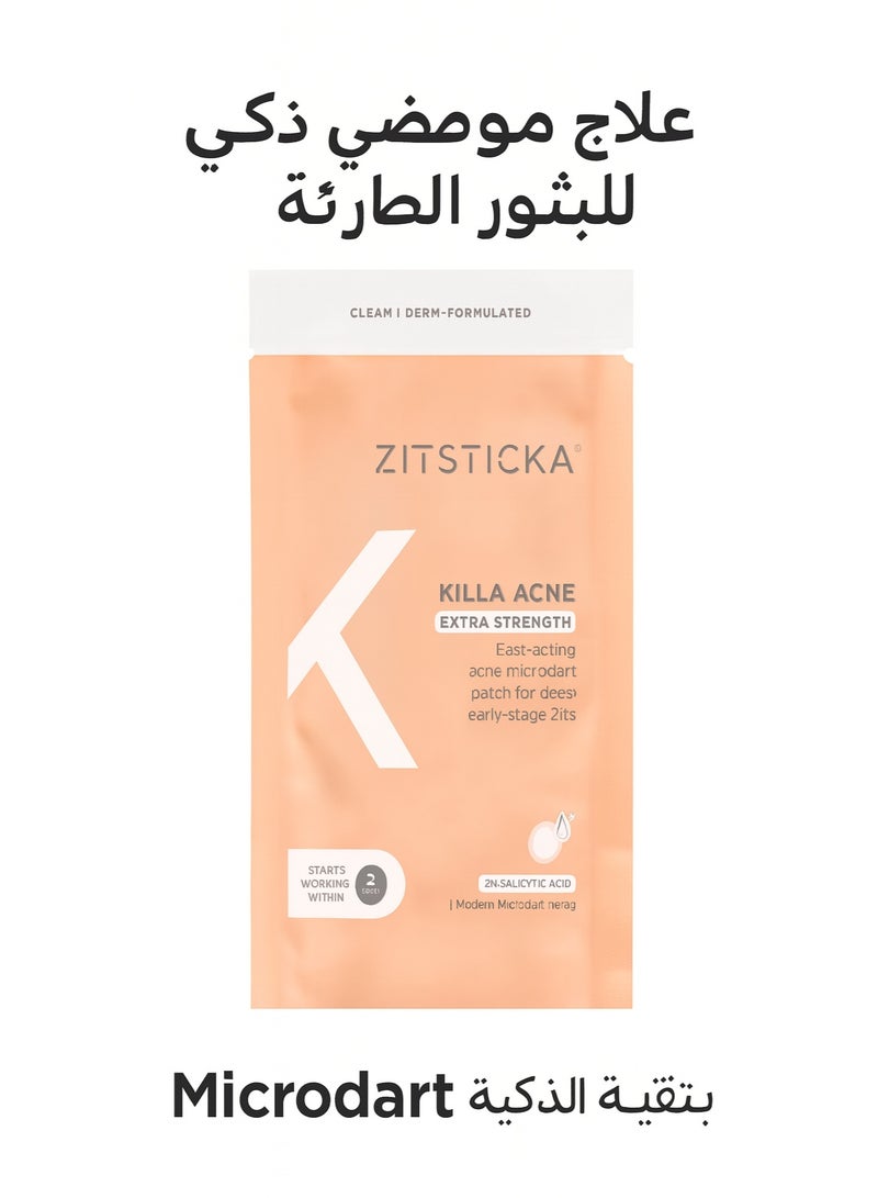 ZitSticka KILLA Extra Strength Microdart Acne Patches with 2% Salicylic Acid – Targeted Blemish Treatment - Image 2