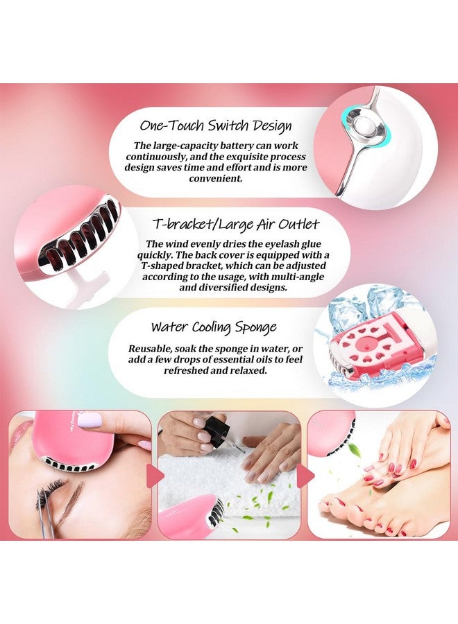 DNSGOOR DIY Lash Extension Kit with 280 PCS 9-16mm 40D Lashes Clusters 200ml/6.7fl.oz Lash Cleanser Eyelash Shampoo Mini USB Portable Lash Fan Bond and Seal Remover Eyeliner Eyelid Cleaning Brush - Image 3