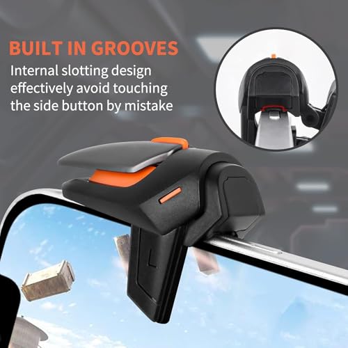 Cubonic DY01 Mobile Pubg Game Triggers for Mobile Phone, Shooter Sensitive Controller Joysticks Aim & Fire Trigger -1 Pair (DY01 Normal) - Image 5