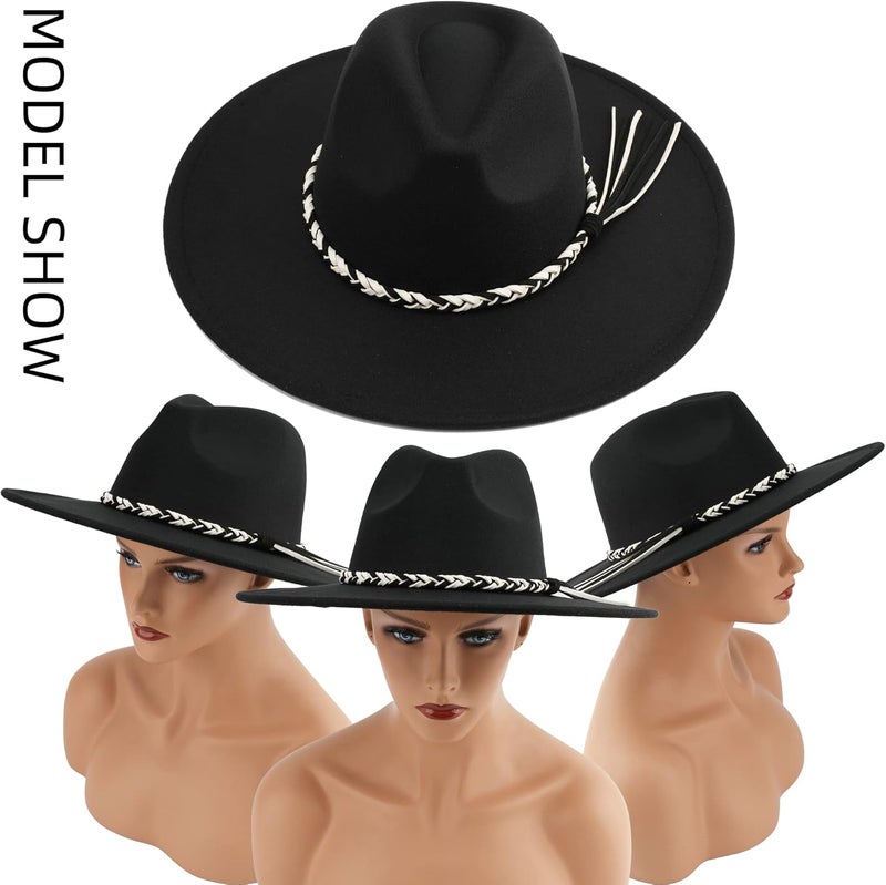 Pro Celia Big Wide Brim Women Fedora Hat - Image 5