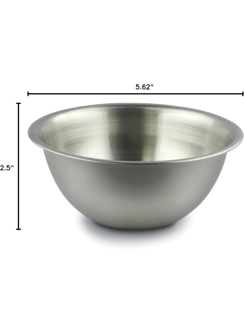 Fox Run Brands 1/2-Quart Stainless Steel Mixing Bowl, Silver - Image 2