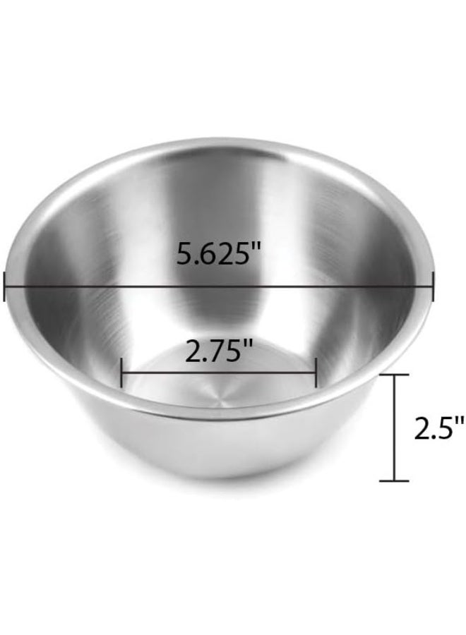 Fox Run Brands 1/2-Quart Stainless Steel Mixing Bowl, Silver - Image 3
