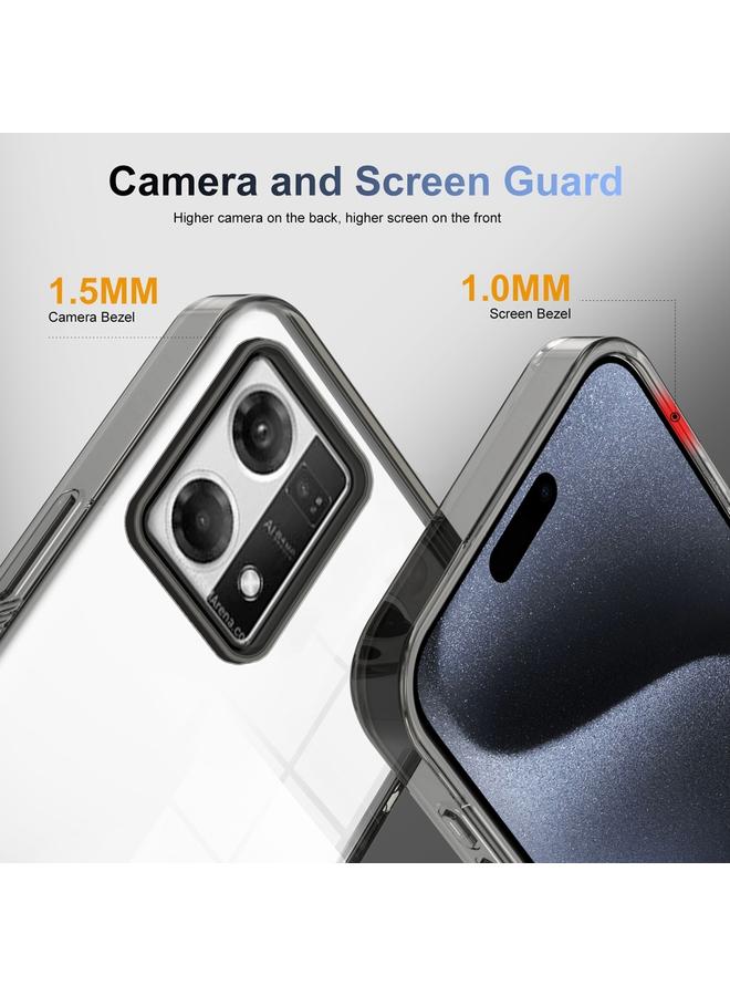 إيروريكس جراب لهاتف OPPO Reno7 4G جراب هاتف هجين من مادة TPU من الأكريليك الشفاف المقاوم للانزلاق - Image 2