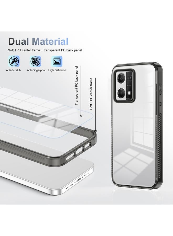 إيروريكس جراب لهاتف OPPO Reno7 4G جراب هاتف هجين من مادة TPU من الأكريليك الشفاف المقاوم للانزلاق - Image 3