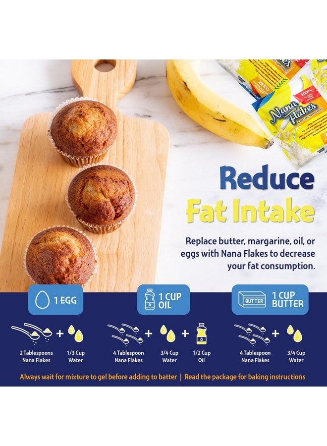 Nutritional Designs Nana Flakes 100% Pure Banana Flakes Medical Food Powder - Decrease Fat Intake & Natural Remedy For Diarrhea & Heart Burn - Great Source Of Protein & Fiber - Single Serve (25 Packets) - Image 3
