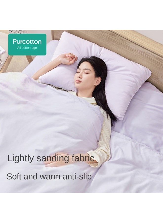 purcotton Double-sided Neck Pillow】adult Kapok Lavender Cassia Pillow, Single Pack For Home Use - Image 4