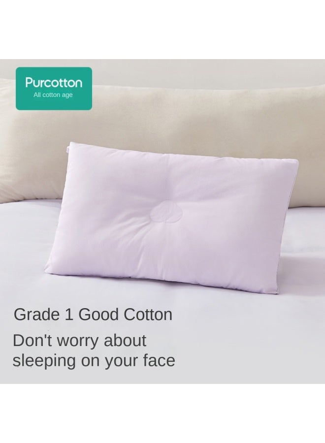 purcotton Double-sided Neck Pillow】adult Kapok Lavender Cassia Pillow, Single Pack For Home Use - Image 5