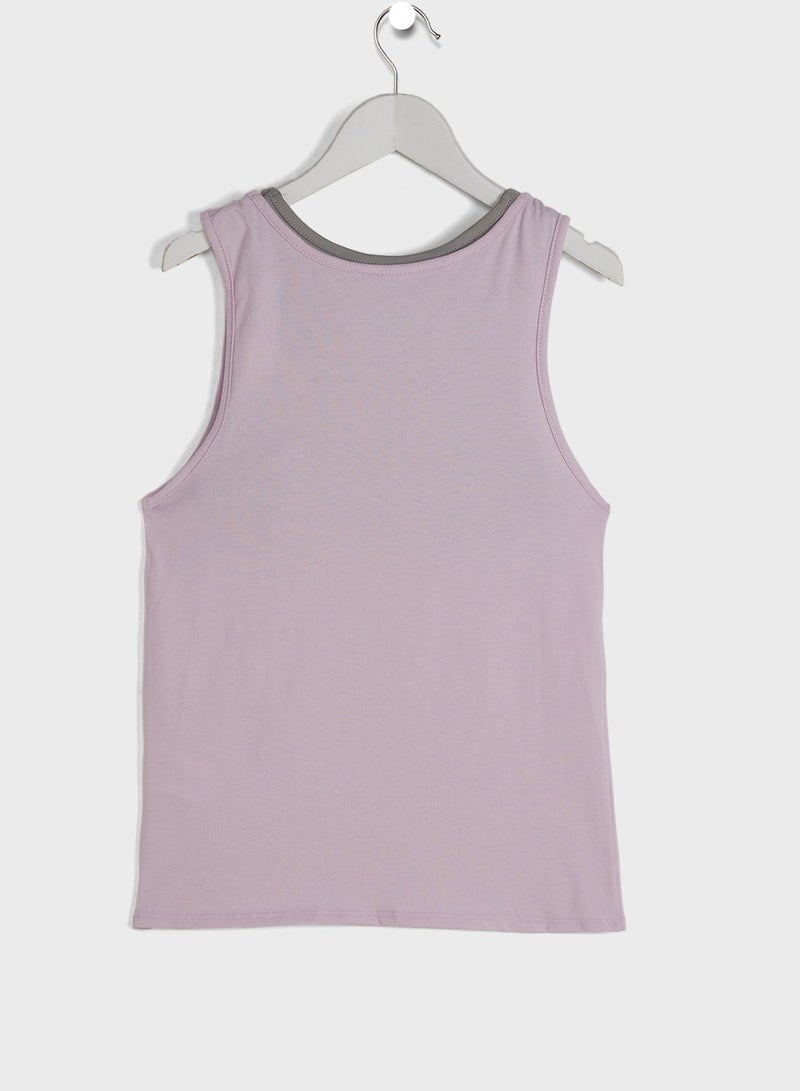 جاستس طقم (بلوزة بلا اكمام  + صدرية رياضية) - Image 2