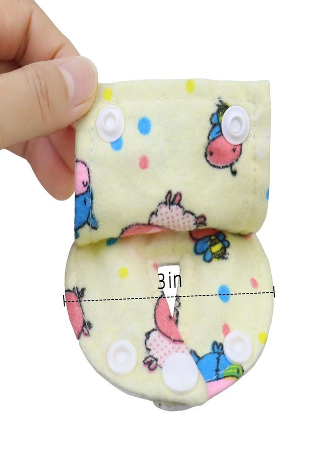 welsoon Feeding Tube Pads G Tube Button Pad with Cover for G-Tube or J Tube Reusable and Comfort 7 Pack (Yellow - Image 3