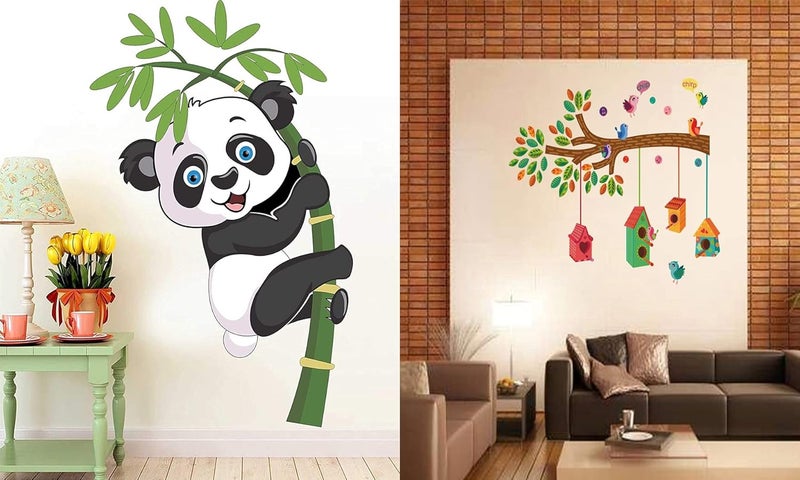 WalltechSet of 2 Wall Sticker Dream Girl and Guitar Wall Sticker - Image 3