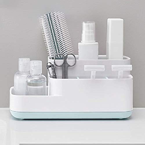 NETXE Easystore Bathroom Storage Organizer, Toothbrush Holders and Toiletry Storage Caddy Countertop - Image 1