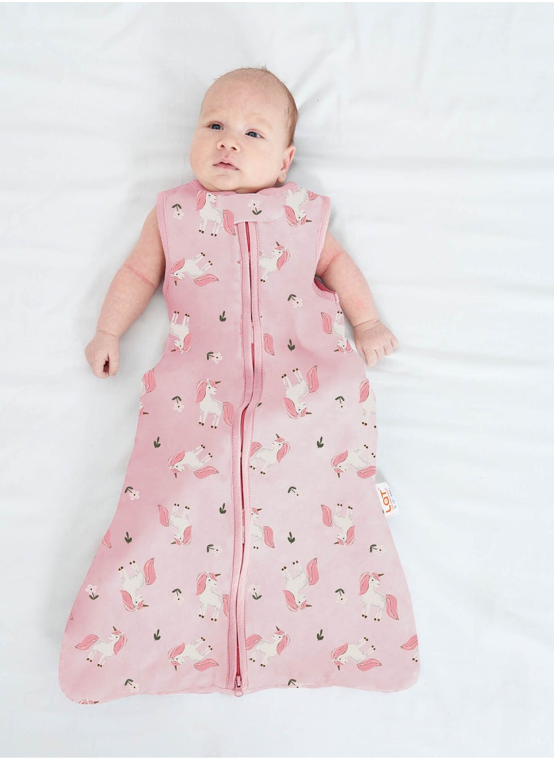 Miracle Baby - Baby sleeping bag 100% cotton sleeveless zipper baby sleeping sack summer swadde wrap - Image 1
