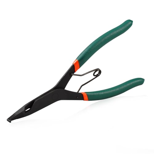 SPEEDWOX 9 inch Angle Tip Lock Ring Pliers for Transmission, Special Circlip Plier with Hole Angle Tip Retaining Ring Pliers Flat Nose Retaining Ring Pliers with Black Oxide Finish Ring Opening - Image 1