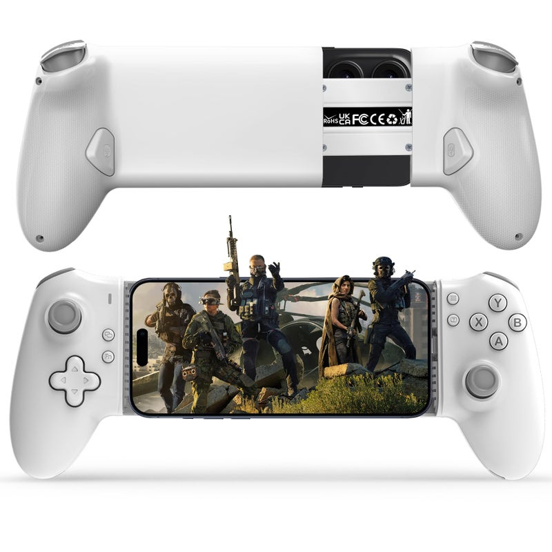 arVin USB C Mobile Gaming Controller for iPhone 171615 Series Android USBC Plug Play Remote Play for PS5PS4XboxPC Consoles Cloud Game Emulator with Hall Effect JoysticksTurboBack keys - Image 2