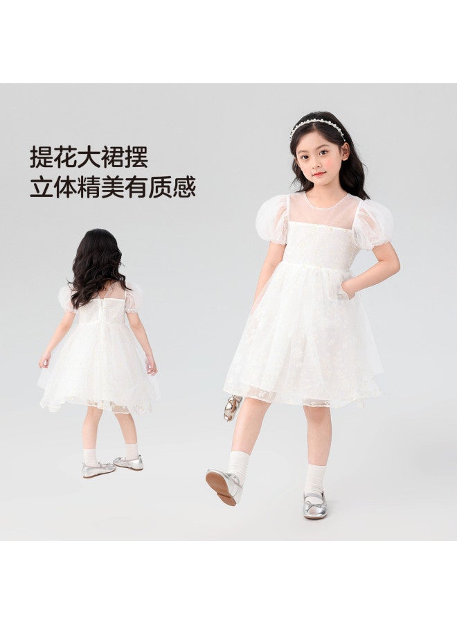 Zuoxi Girl's Princess Dress Summer Children's Dresses 2025 Large Size Kids Sweet Tulle Party Dress Girls Clothing - Image 3