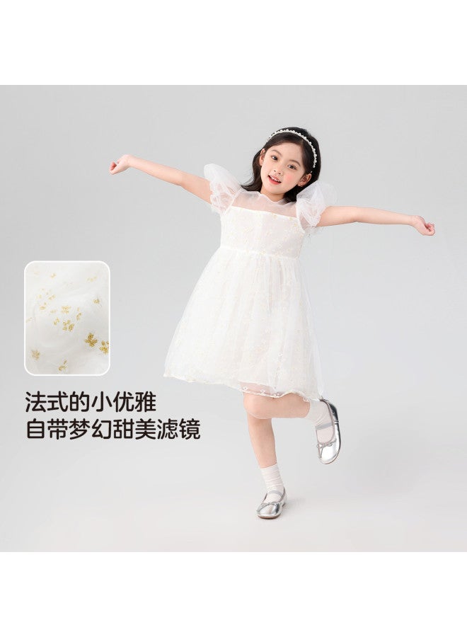 Zuoxi Girl's Princess Dress Summer Children's Dresses 2025 Large Size Kids Sweet Tulle Party Dress Girls Clothing - Image 4