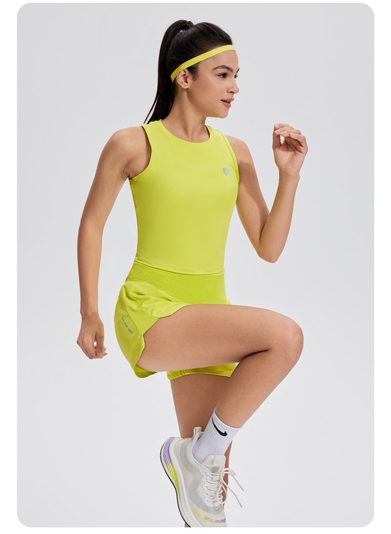 Tank Top Stretchy Slim Casual Sleeveless Vest Fitness Workout Sport Gym Yoga Sexy Women Crop Top Athletic T Shirt Running Tanks  - Image 2