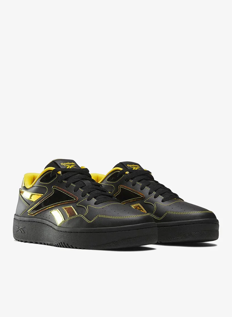 Reebok Black/Peach Glow/Classic Yellow Reebok Unisex Shoes  | Best Price UAE