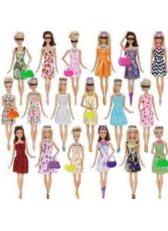 Marimari 42 Pieces Doll Accessories Compatible For Frozen-Barbie-Cindy  - Image 3