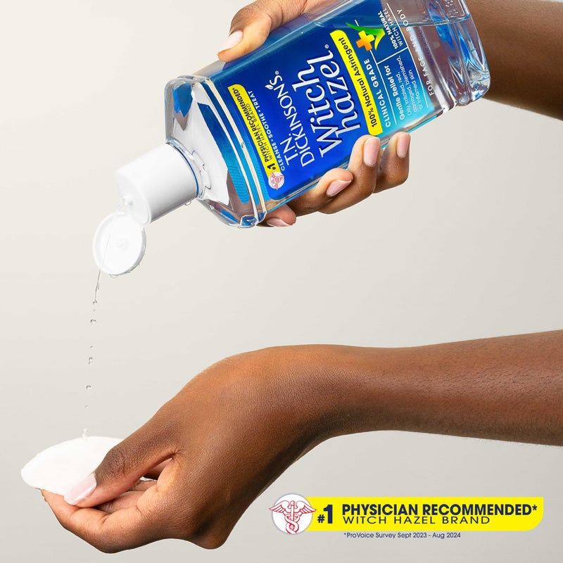 T.N. Dickinson's قابض طبيعي 100% من خلاصة نبات البندق الساحر للوجه والجسم، 8 أونصة سائلة - Image 5