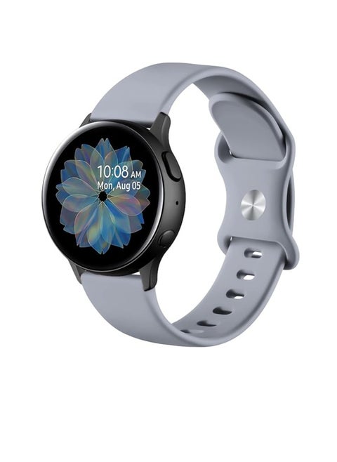 Strap Silicone Band 20MM For Samsung Gear Sport/Samung Watch 4/Watch 5 /Watch 5 Pro /S2 classic/active 2 40mm 44mm/Amazfit GTS 3/ GTS 4/4 Mini/Bip 3/Pro/GTS 2 mini/GTS 2e/Bip U/U Pro