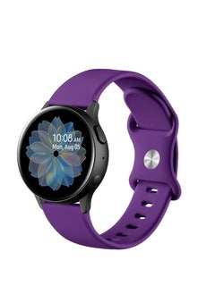 Generic Strap Silicone Band 20MM For Samsung Gear Sport/Samung Watch 4/Watch 5 /Watch 5 Pro /S2 classic/active 2 40mm 44mm/Amazfit GTS 3/ GTS 4/4 Mini/Bip 3/Pro/GTS 2 mini/GTS 2e/Bip U/U Pro  - Image 2