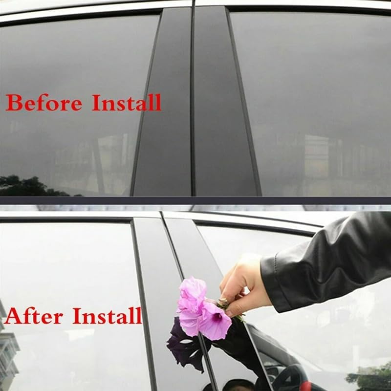QASULER Car Door Window Decoration Trims for Porsche Macan - Image 5