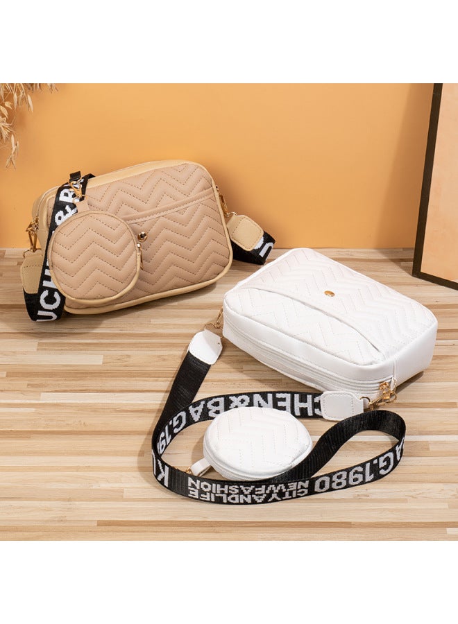 Bag Shoulder New Girls Crossbody Cosmetic Bag V Pattern Fashion Embroidered Shoulder Crossbody Bag Mother And Mother - Image 3