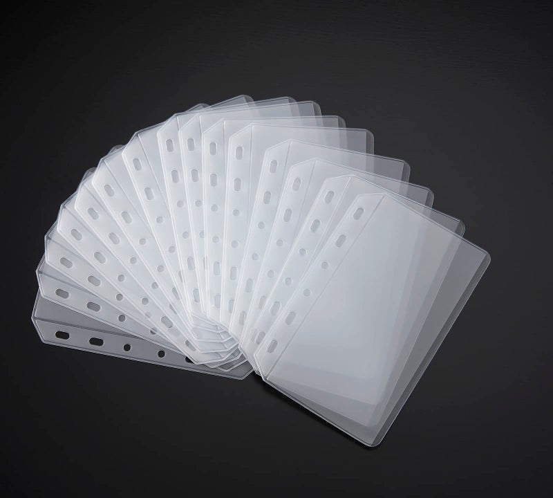 UMSICHT 15pcs A7 Mini Binder Pockets with No Zippers, Zipless Budget Envelopes for Cash System, A7 Binder Pouch for 6 Ring Binder, Money Folder Organizer for Cash. - Image 2