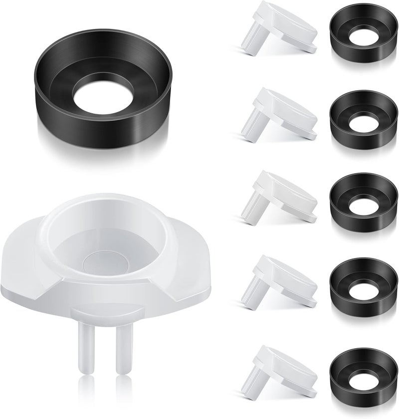 Dreyoo 6 Pack 101237 Cup Seal & Diverter Gate Compatible with Moen 3800 Tub Spout, Tub Spout Replacement Parts for Shower Bathtub Faucet Diverter - Image 1
