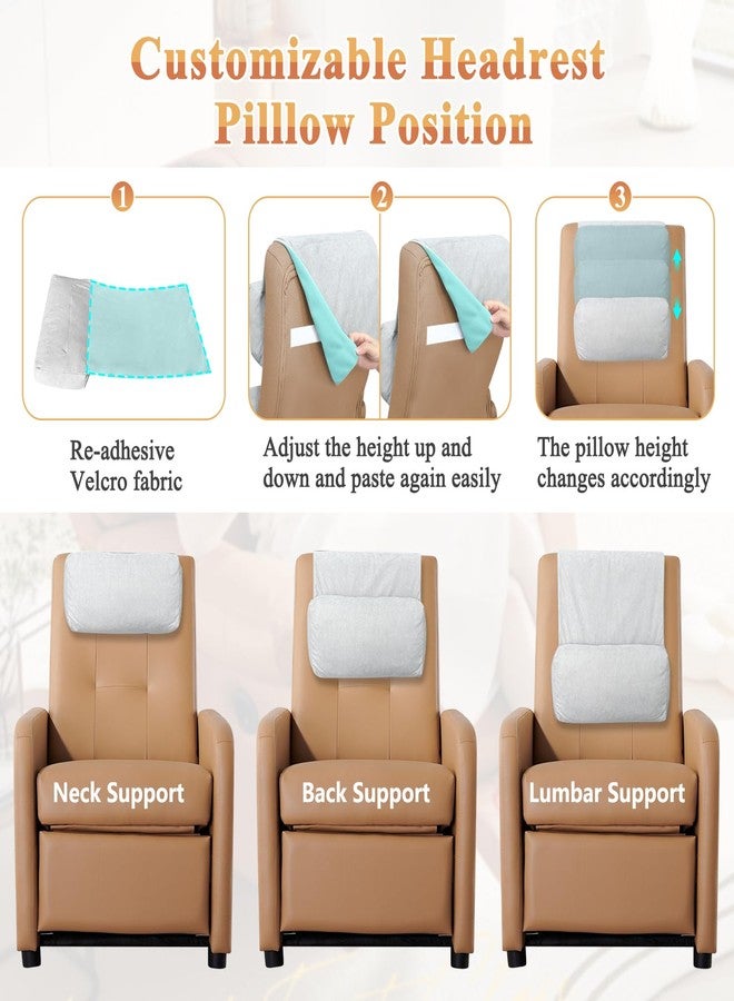 KAAMOS Recliner Head Pillow, Adjustable Recliner Headrest Neck Support Pillow, Couch Head and Neck Pillows for Chair, Sofa Headrests Cushion with Pocket for Neck Pain Relief and Cervical Support - Image 3