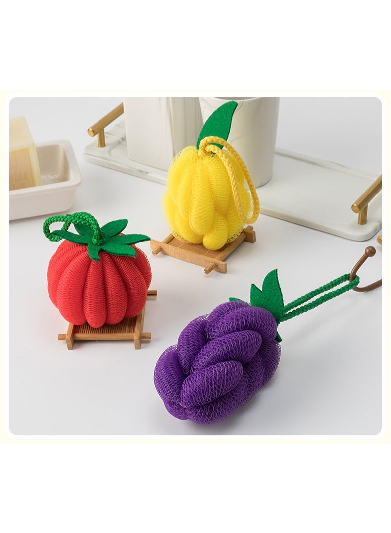 EFUMKE Four individually wrapped soft and fluffy exfoliating bath sponges for showering, spa, massage, and body scrubbing - a spa exfoliating accessory for both men and women. - Image 4