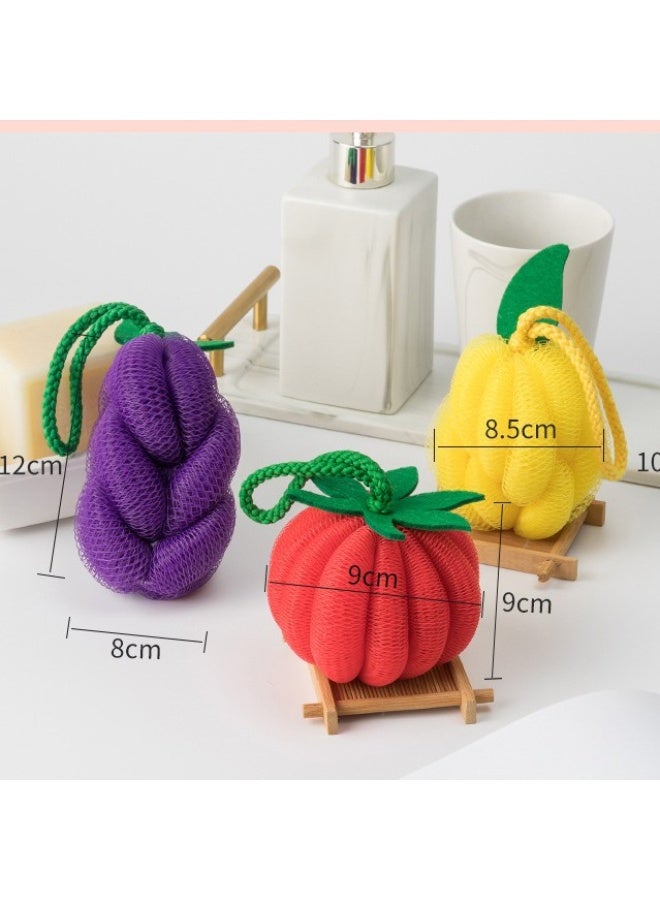 EFUMKE Four individually wrapped soft and fluffy exfoliating bath sponges for showering, spa, massage, and body scrubbing - a spa exfoliating accessory for both men and women. - Image 2