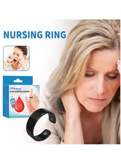 SOUTH MOON Blood Glucose Control Ring, 2 Pieces Blood Sugar Regulator Ring for Acupressure for Women Men Adjustable Blood Glucose Control Ring  - Image 3
