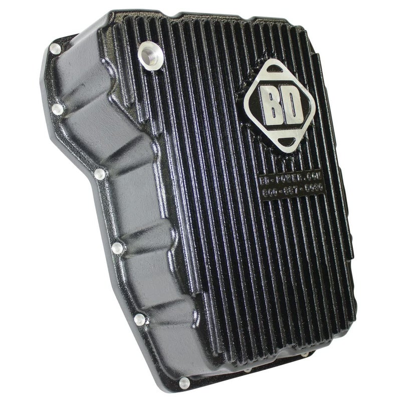 BD Diesel Performance 1061525 Transmission Pan Black