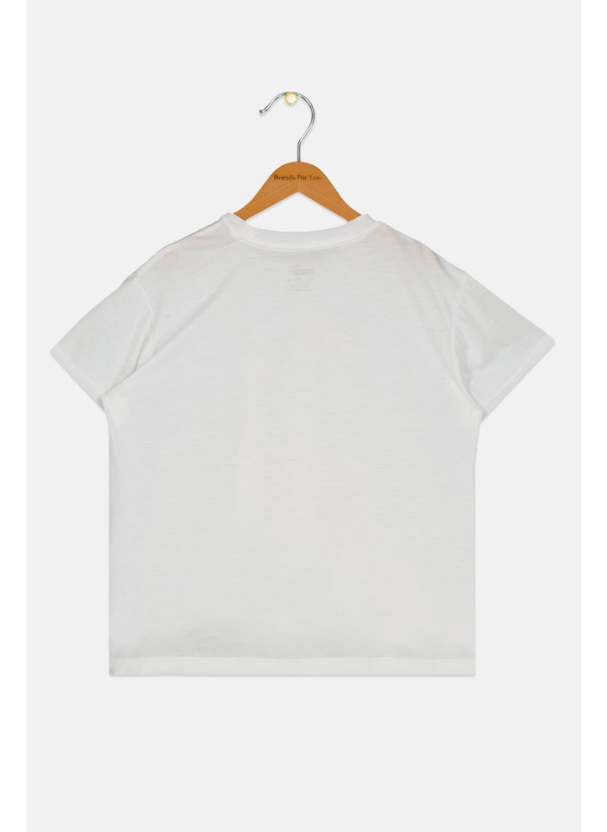 PUMA Kids Girl Sportswear Fit Outdoor Top, White  - Image 2