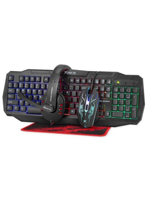 Xtrike Me 4in1 Wired Gaming Combo With Mouse - Mousepad - Keyboard - Headset - CM-406