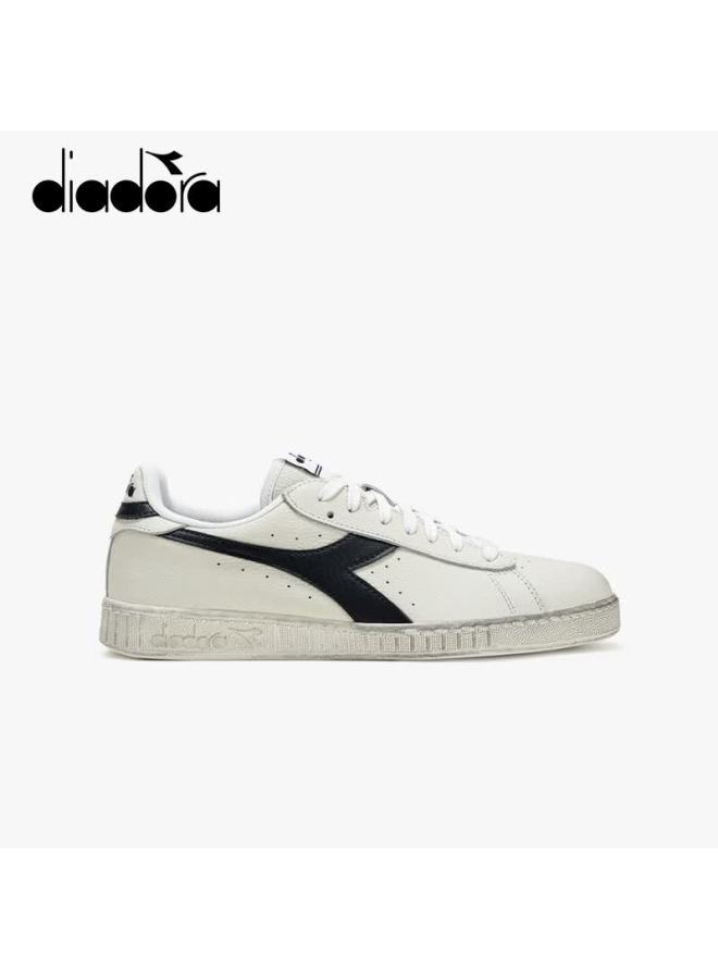 Diadora Game L Low Waxed Retro Casual Sneakers White/black 40.5 - Image 5