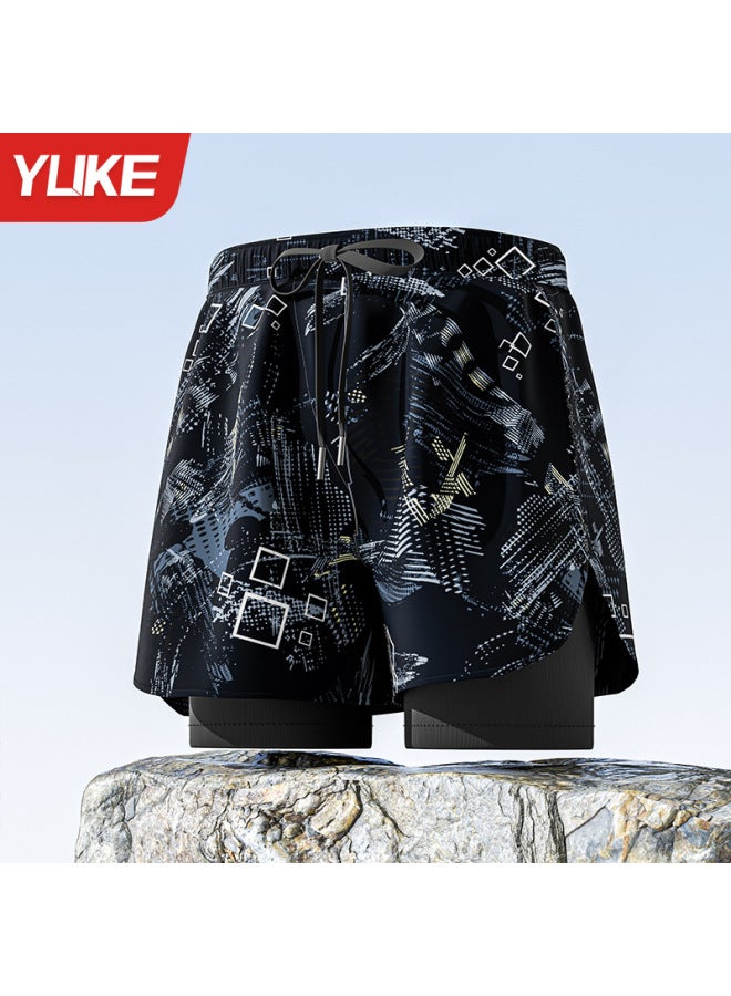 Men's Swimming Trunks To Prevent Embarrassment, Men's Swimming Trunks For Adults, Professional Large Size Boxer Briefs For Hot Springs, Swimming Equipment