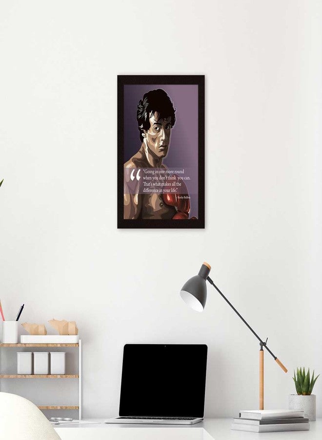 ArtX إطارات ArtX Paper Rocky Balboa التحفيزية، مثالية لغرفة الدراسة، المكتب، الفصل الدراسي، متعددة الألوان، ملهمة، مقاس A4، 10×13 بوصة، مجموعة من قطعة واحدة - Image 3