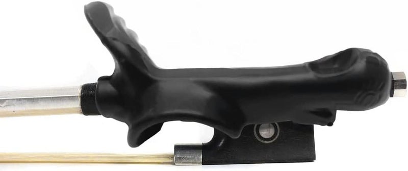 TUOREN Black Violin Bow Holder Squirrel Grip Teaching Aid for Violin and Viola - Image 1