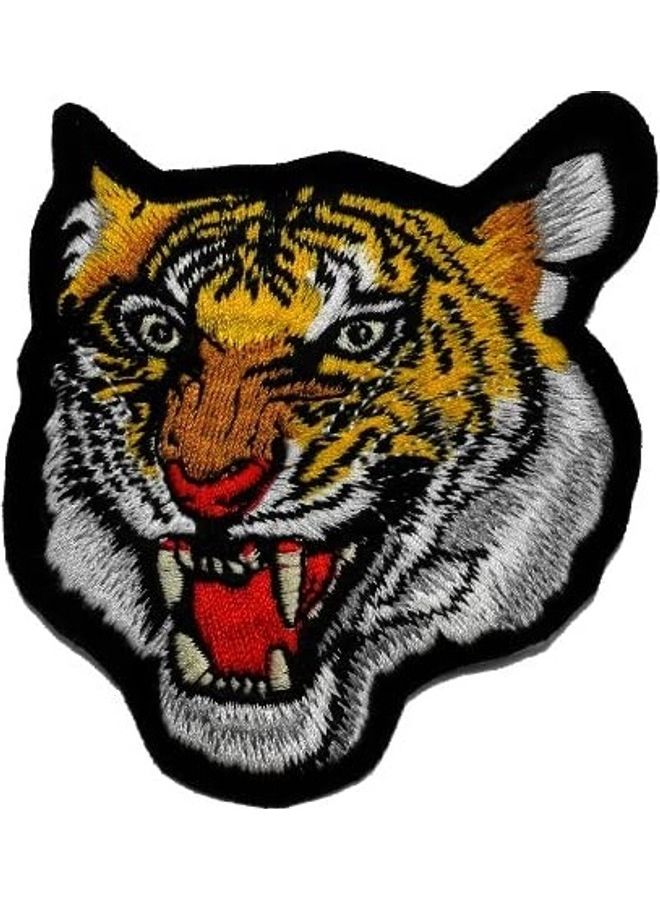 NIBEMINENT Tiger Zoo Safari Animal Embroidery Multicolour 5.5inch 